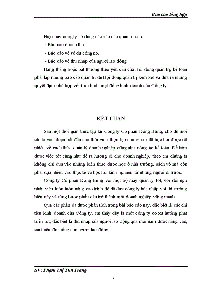 image for page Đặc điểm tổ chức công tác kế toán tại Công ty cổ phần Đông Hưng