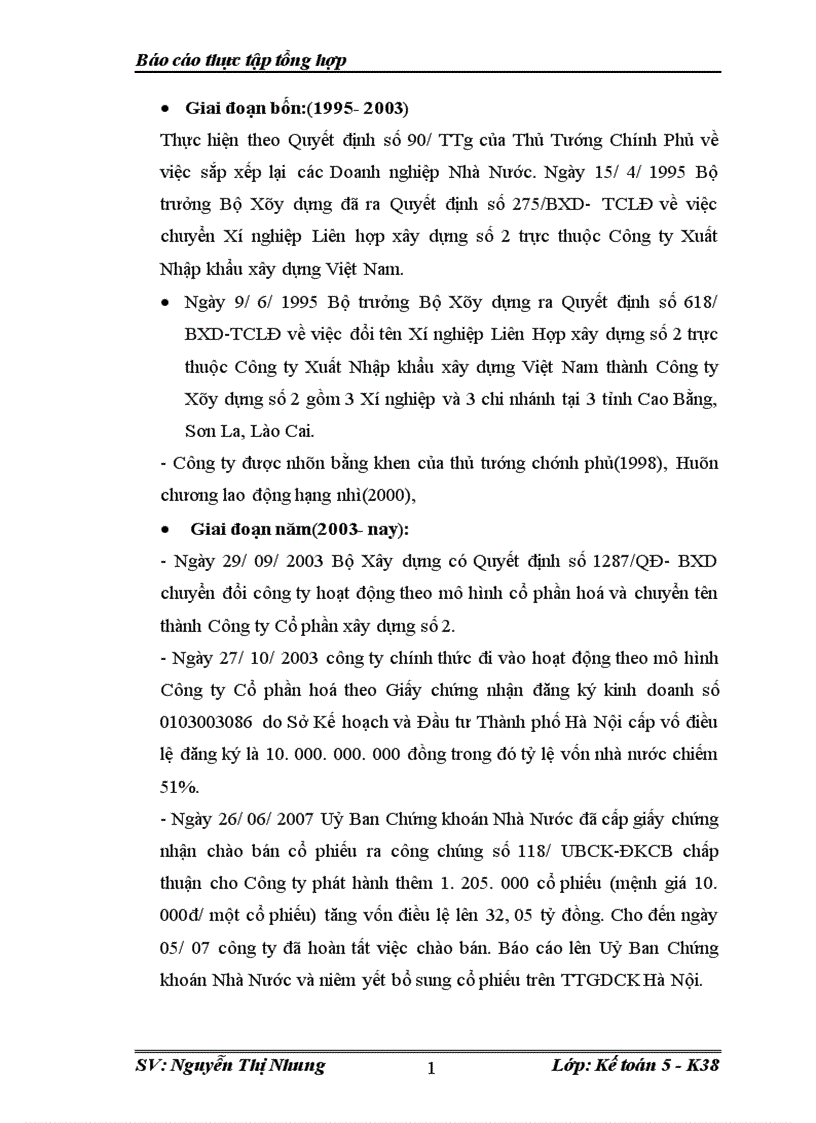 image for page Đánh giá khái quát về tổ chức hạch toán kế toán tại Công ty cổ phần xây dựng số