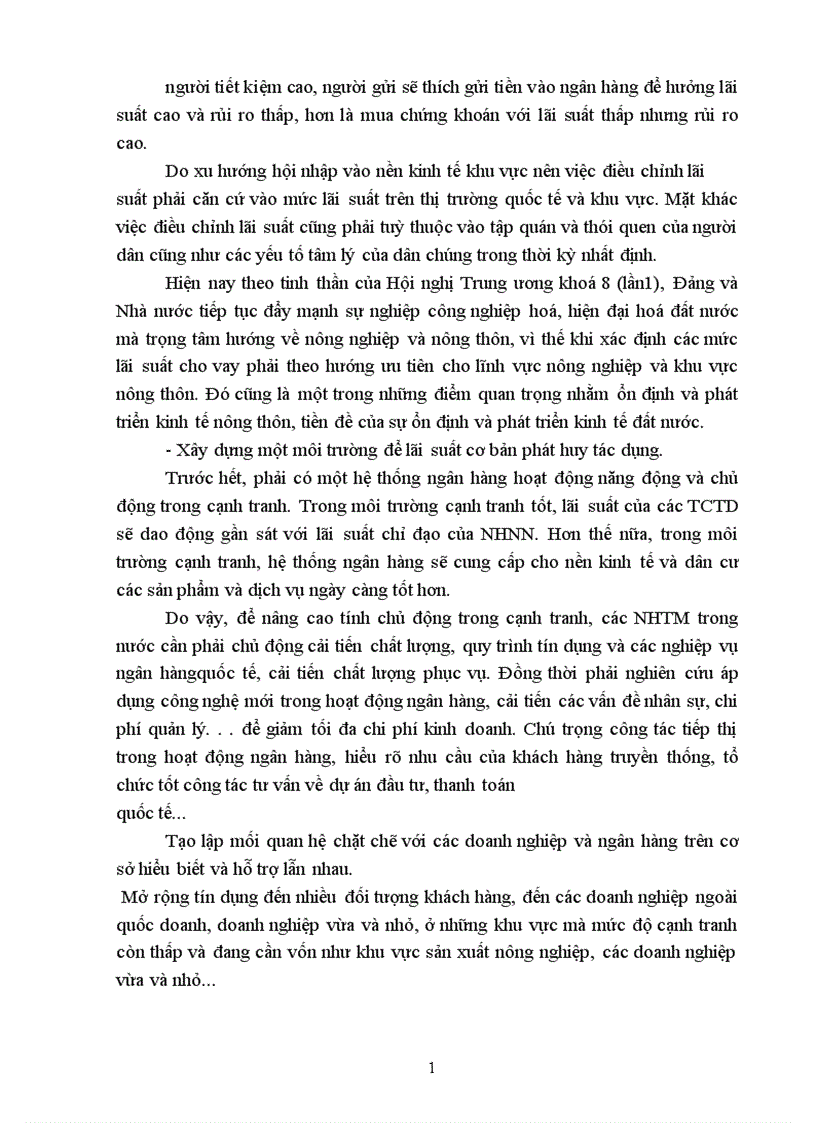 image for page Thực trạng điều hành lãi suất ở Việt Nam