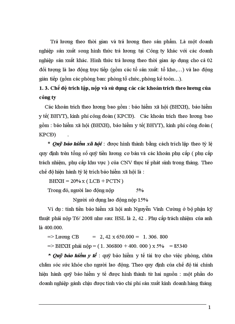 image for page Hoàn thiện kế toán tiền lương và các khoản trích theo lương tại Công ty TNHH Tuyết Ly 1