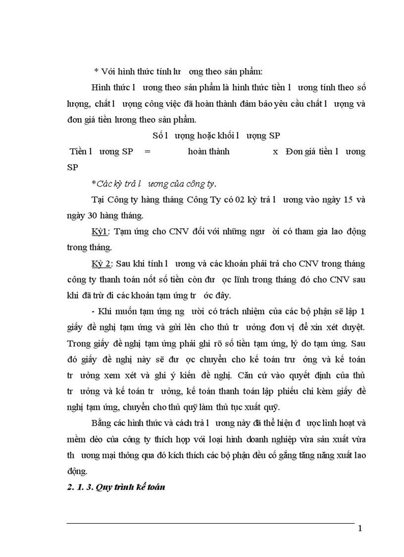 image for page Hoàn thiện kế toán tiền lương và các khoản trích theo lương tại Công ty TNHH Tuyết Ly 1