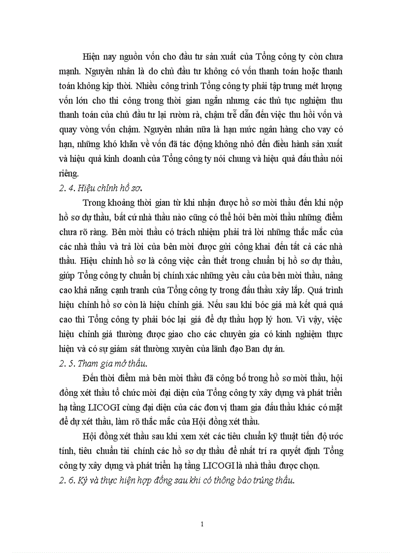 image for page Một số biện pháp nhằm nâng cao khả năng cạnh tranh trong đấu thầu xây lắp ở Tổng công ty xây dựng và phát triển hạ tầng LICOGI