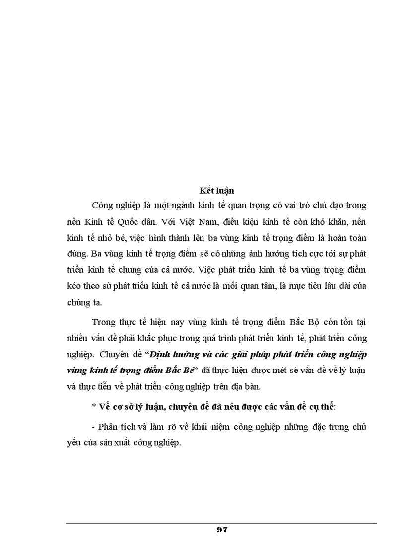 image for page Định hướng và các giải pháp phát triển công nghiệp vùng kinh tế trọng điểm Bắc Bộ