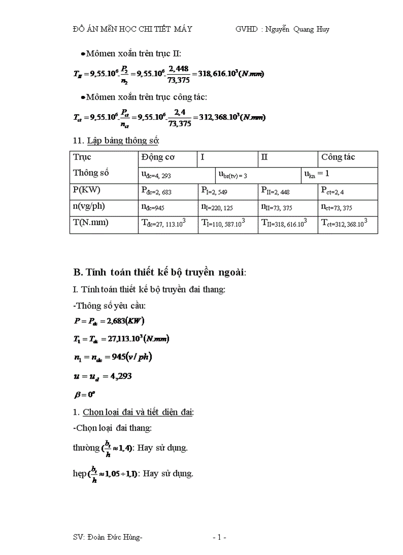 image for page Tính toán truyền động bánh răng côn răng thẳng