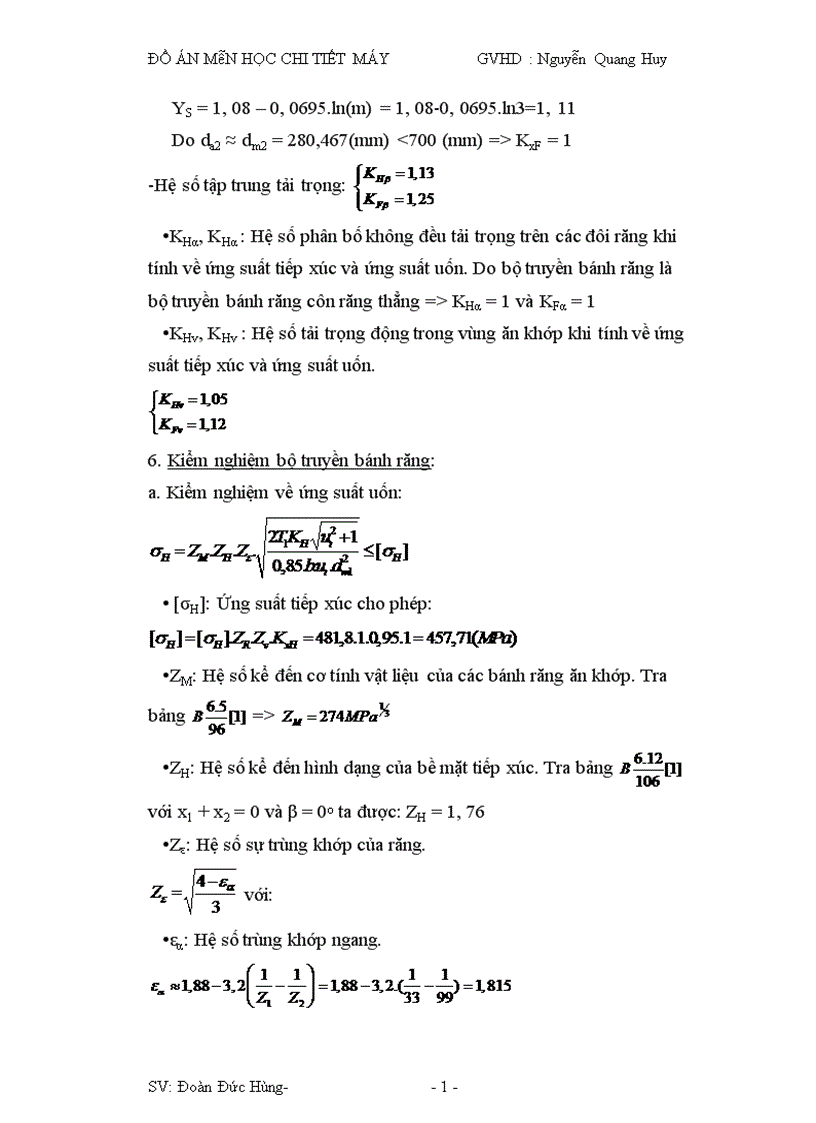 image for page Tính toán truyền động bánh răng côn răng thẳng