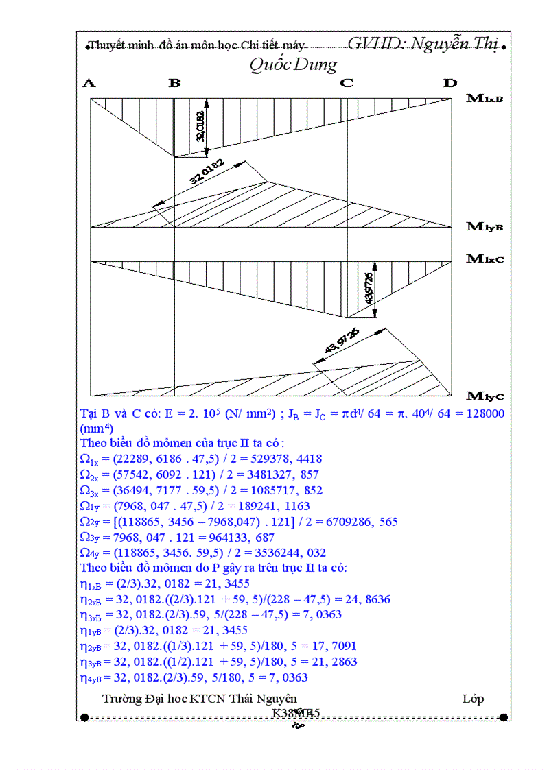 image for page Tính toán động học hệ dẫn động cơ khí 1