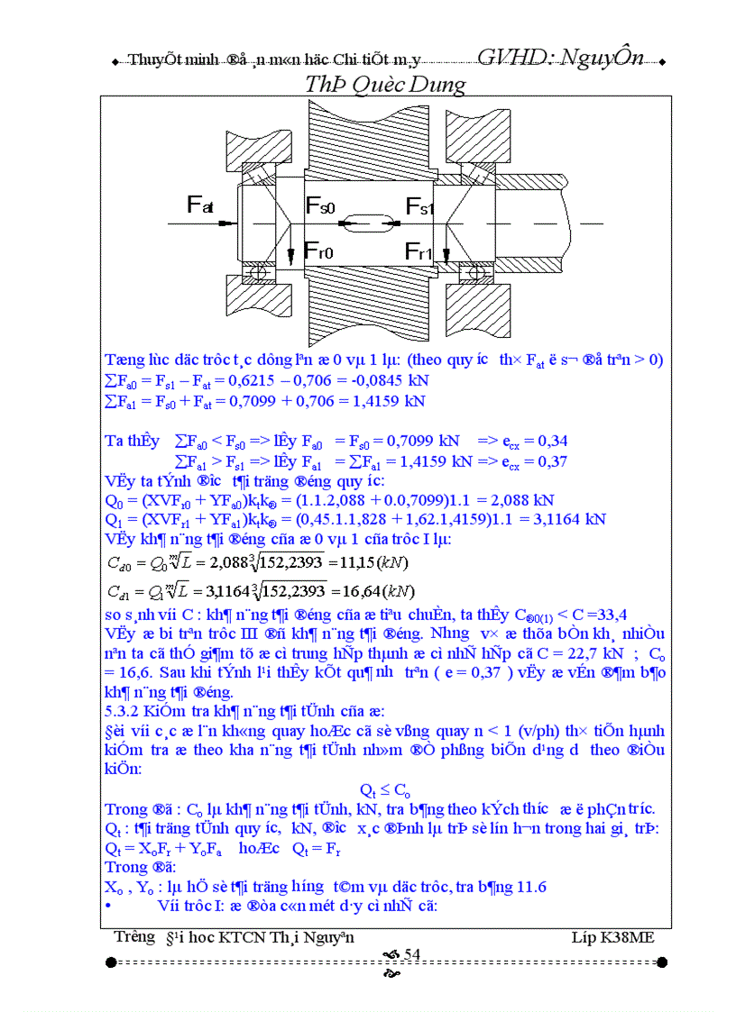 image for page Tính toán động học hệ dẫn động cơ khí 1
