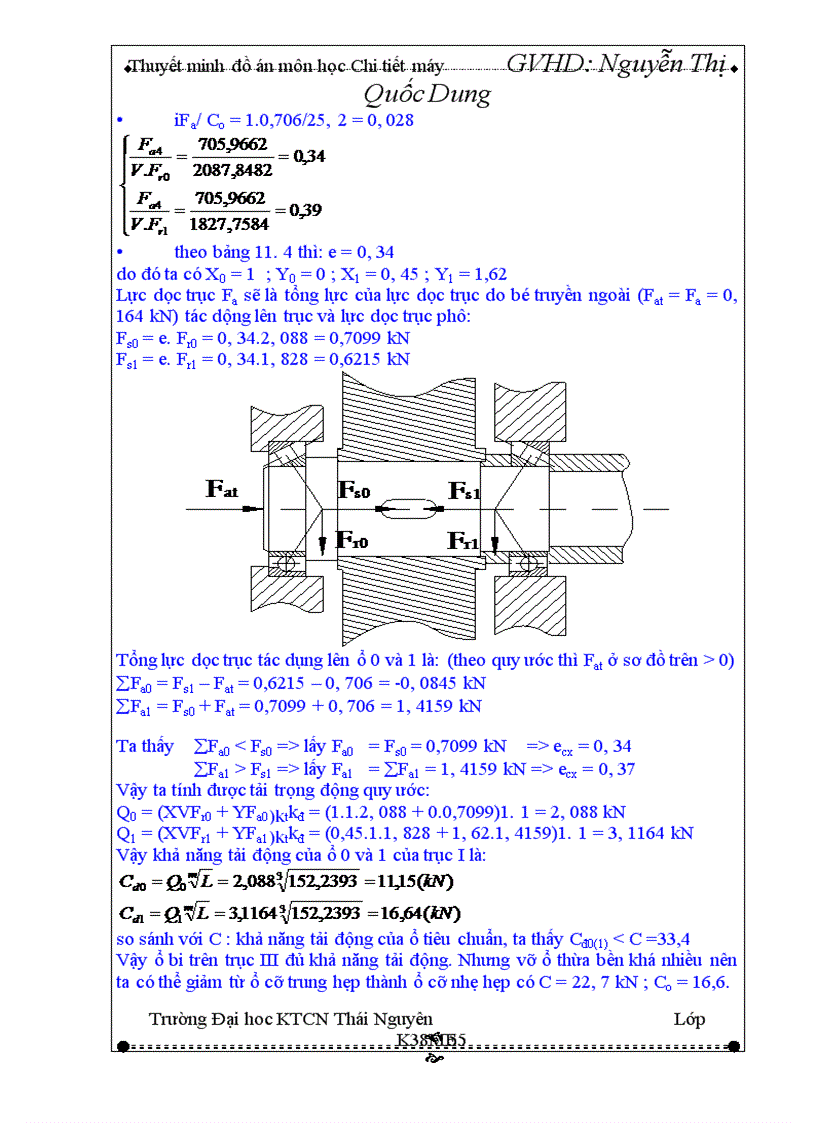 image for page Tính toán động học hệ dẫn động cơ khí 1