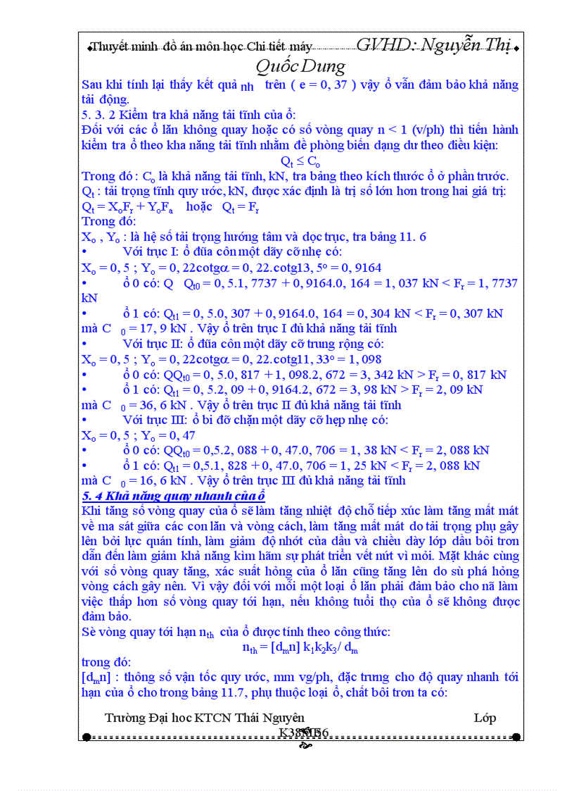 image for page Tính toán động học hệ dẫn động cơ khí 1