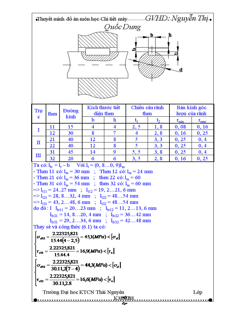 image for page Tính toán động học hệ dẫn động cơ khí 1
