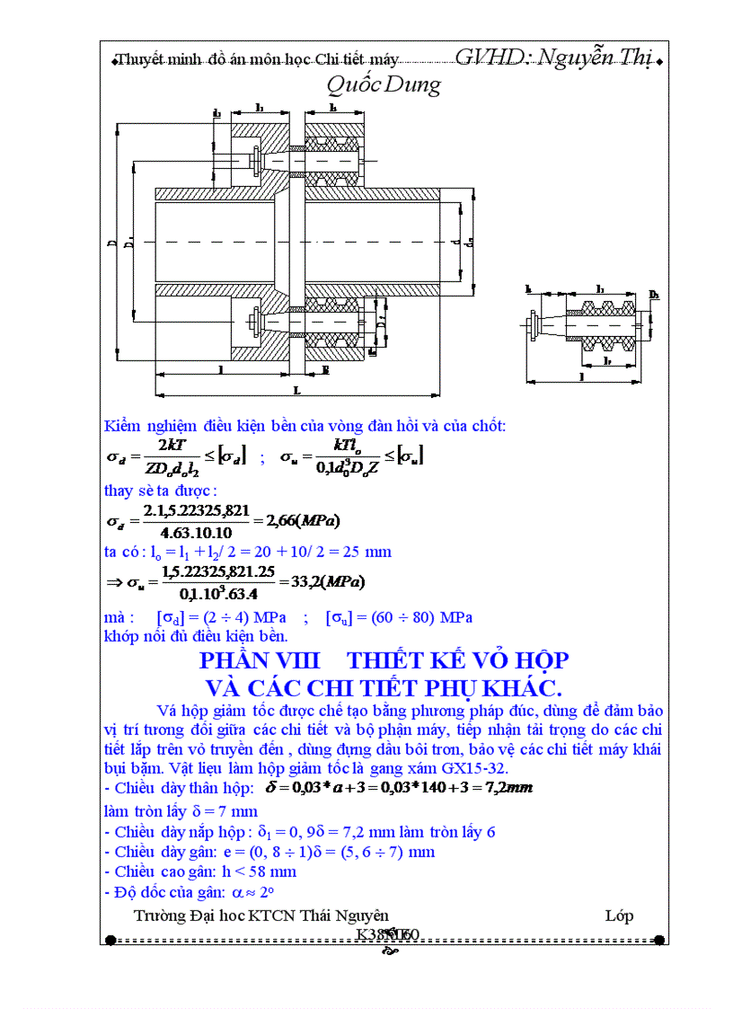 image for page Tính toán động học hệ dẫn động cơ khí 1