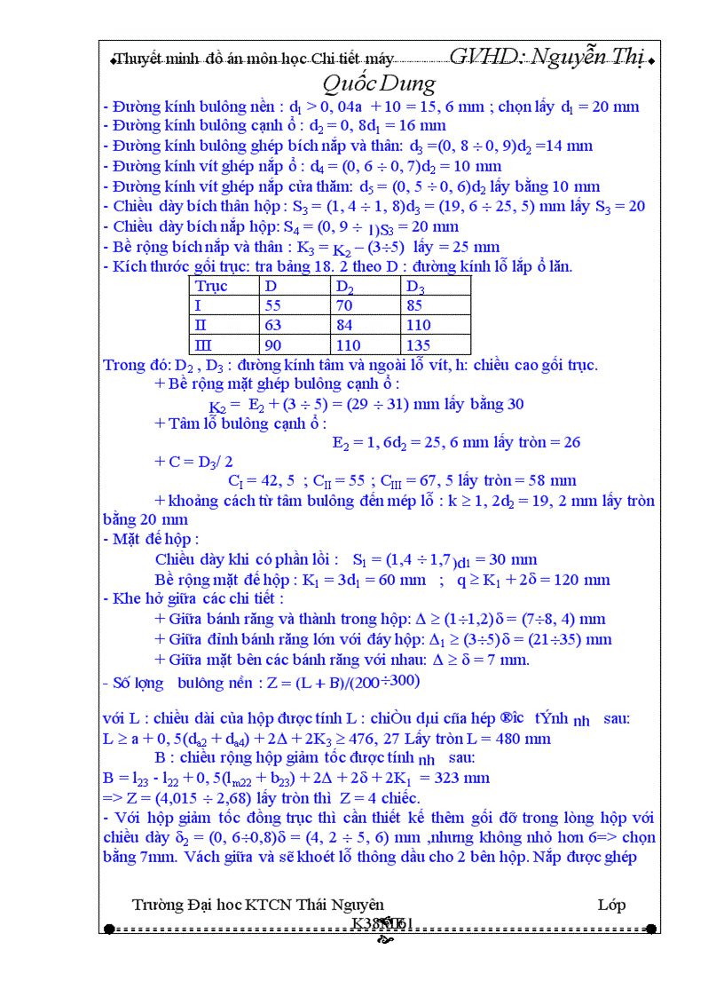 image for page Tính toán động học hệ dẫn động cơ khí 1