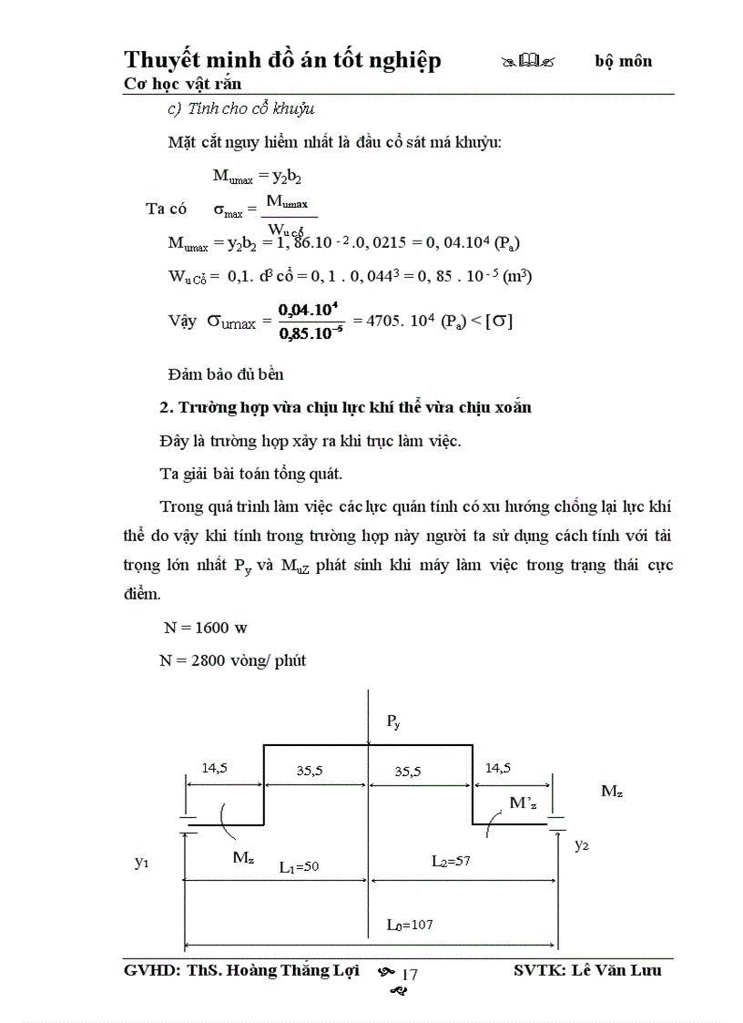image for page Tính toán sức bền và lập quy trình công nghệ ra công trục khuỷu HONDA 1600 1
