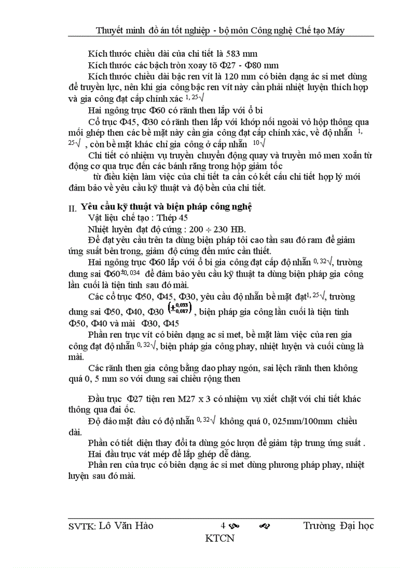 image for page Lập quy trình công nghệ gia công chi tiết trục vít