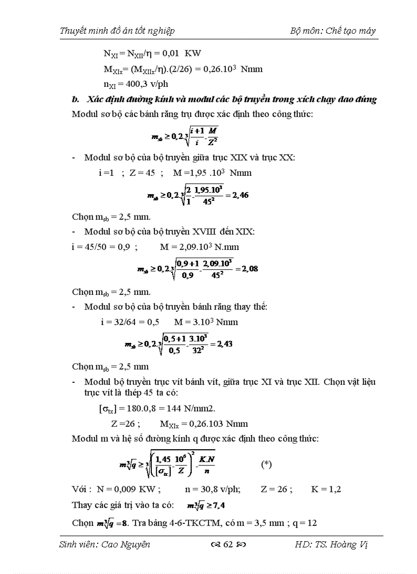 image for page Thiết kế máy Phay Lăn Răng