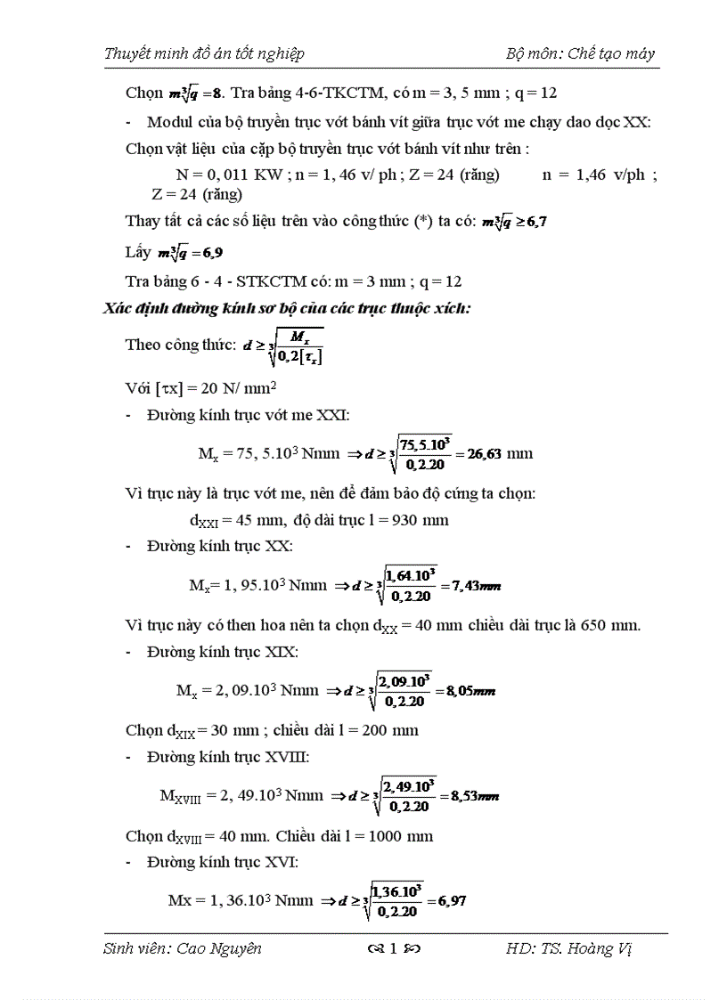image for page Thiết kế máy Phay Lăn Răng