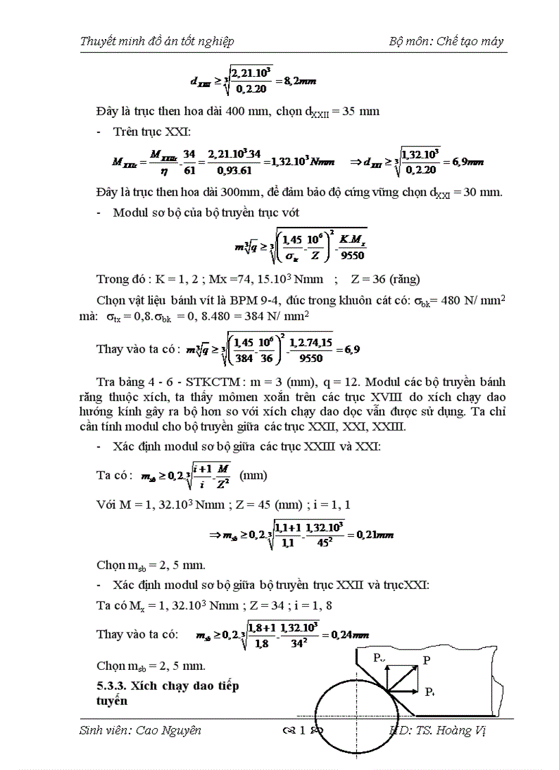 image for page Thiết kế máy Phay Lăn Răng