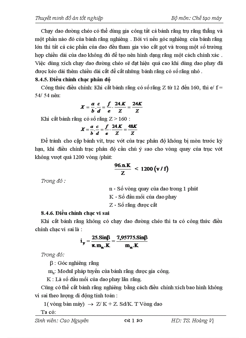 image for page Thiết kế máy Phay Lăn Răng