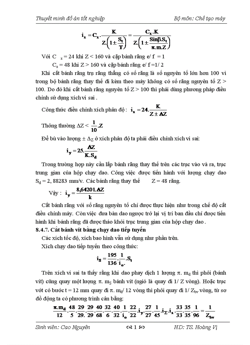 image for page Thiết kế máy Phay Lăn Răng