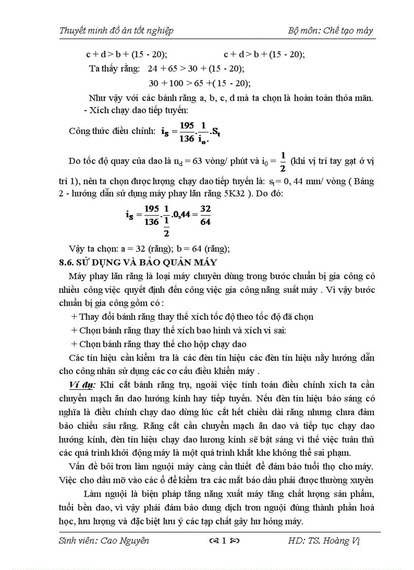 image for page Thiết kế máy Phay Lăn Răng