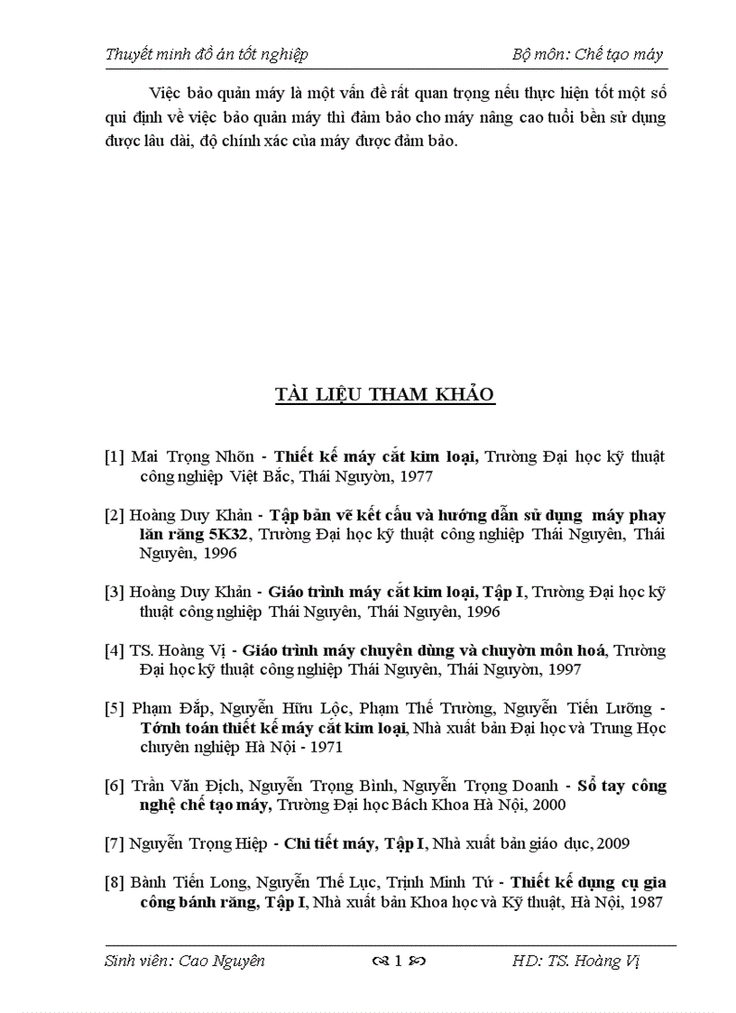 image for page Thiết kế máy Phay Lăn Răng