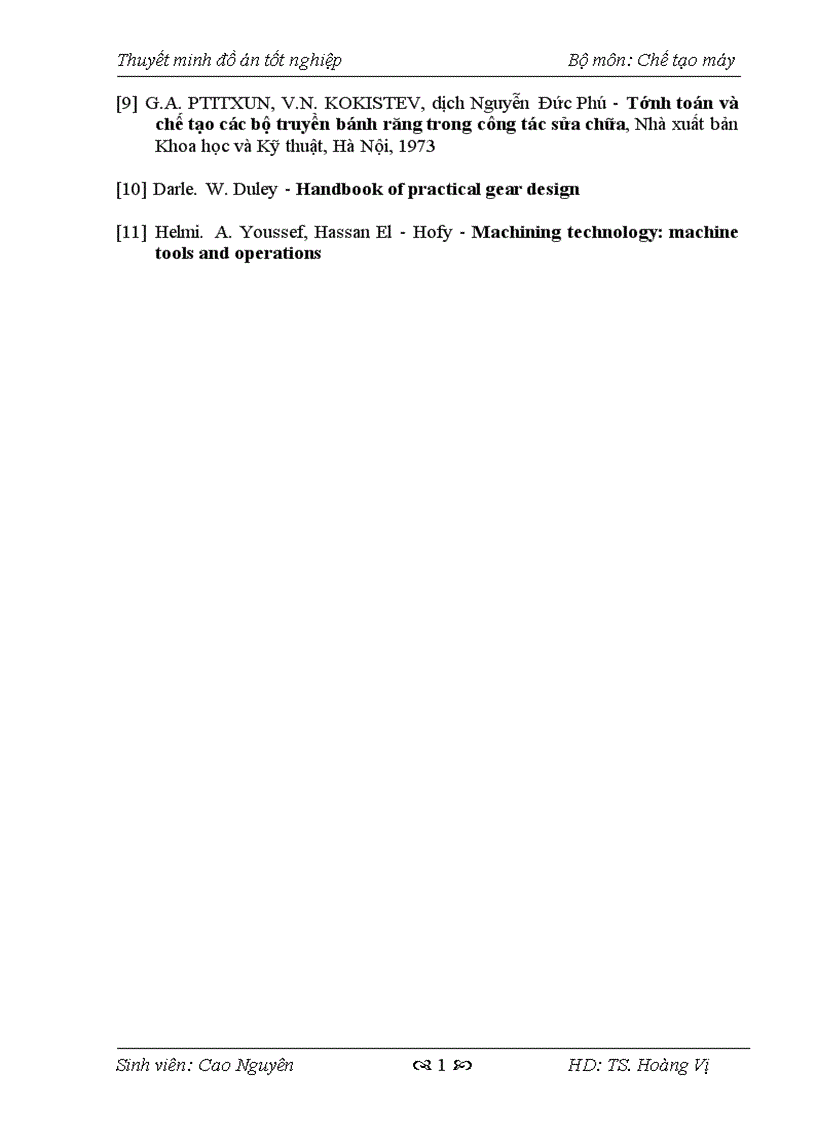 image for page Thiết kế máy Phay Lăn Răng