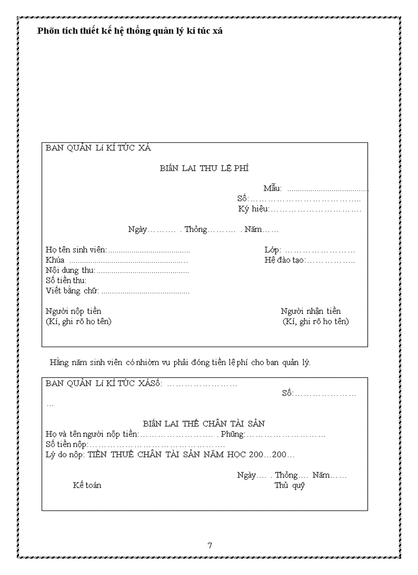 image for page Phân tích thiết kế hệ thống quản lý kí túc xá 1