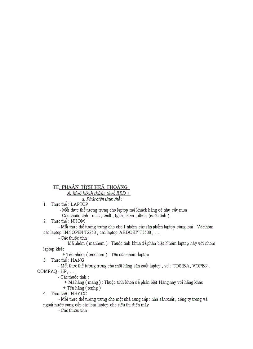 image for page Phân tích và thiết kế hệ thống quản lý mua bán laptop ở siêu thị điện máy