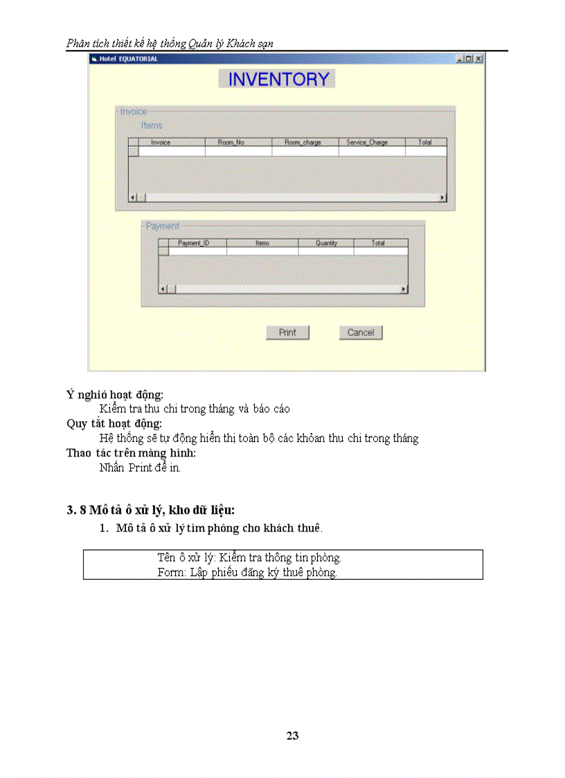 image for page Phân tích thiết kế hệ thống Quản lý Khách sạn
