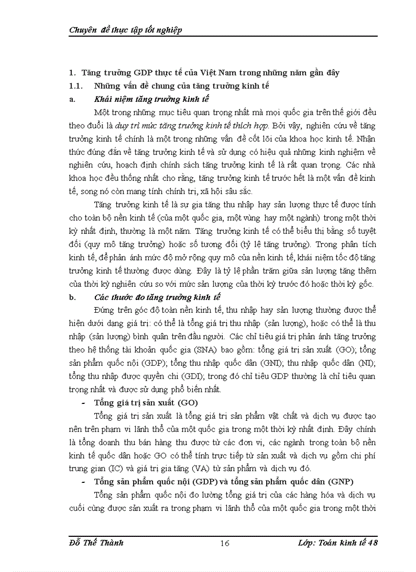 image for page Ứng dụng mô hình trễ koyck trong phân tích ảnh hưởng ngắn hạn và dài hạn của tăng trưởng GDP thực tế tới tăng trưởng Việc Làm và đưa ra một số dự báo