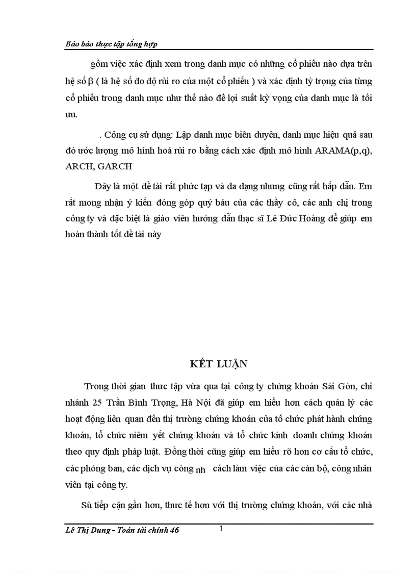 image for page Lập và quản lý danh mục đầu tư mà chủ yếu là danh mục các loại cổ phiếu trên thị trường chứng khoán Việt Nam hiện nay