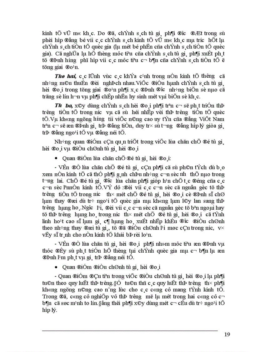 image for page Tỷ giá hối đoái mối quan hệ với cán cân thanh toán quốc tế và giải pháp để hoàn thiện chính sách tỷ giá ở Việt Nam 1