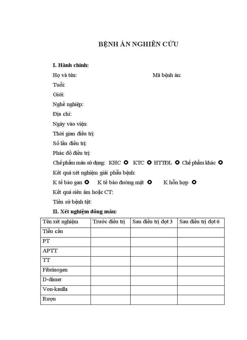 image for page Nghiên cứu Đặc điểm đông máu ở bệnh nhân ung thư gan nguyên phát điều trị tại trung tâm y học hạt nhân ung bướu bệnh viện bạch mai