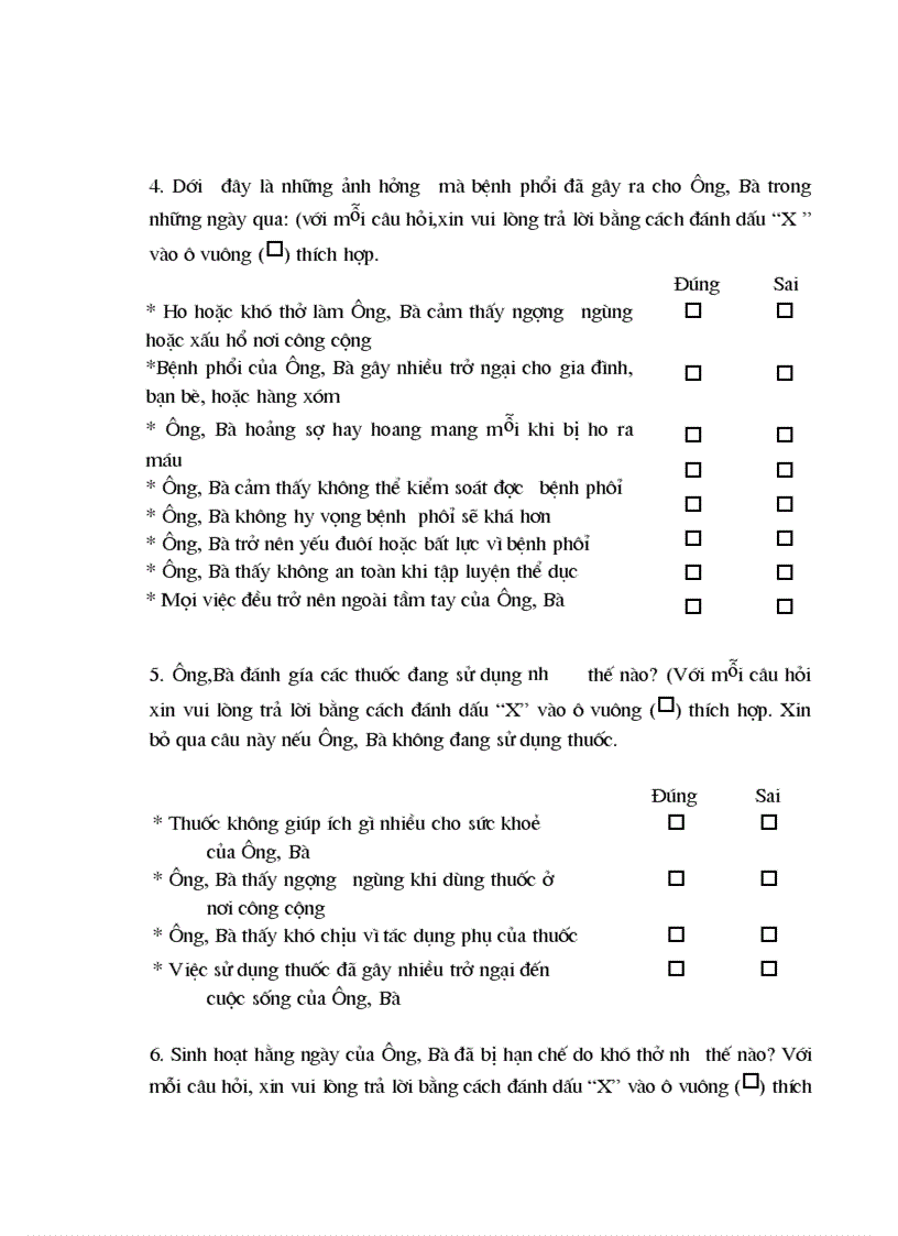 image for page Đo lường chỉ số CLCS SK ở bệnh nhân đợt cấp giãn phế quản điều trị tại khoa Hô hấp Bệnh viện Bạch Mai bằng bộ câu hỏi St George s phiên bản tiếng Việt