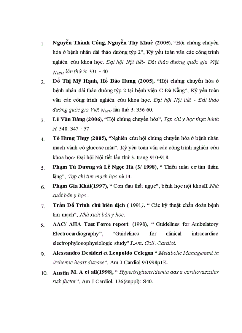 image for page Nghiên cứu sự biến đổi đoạn ST ở bệnh nhân có hội chứng chuyển hóa bằng Holter điện tim 24 giờ