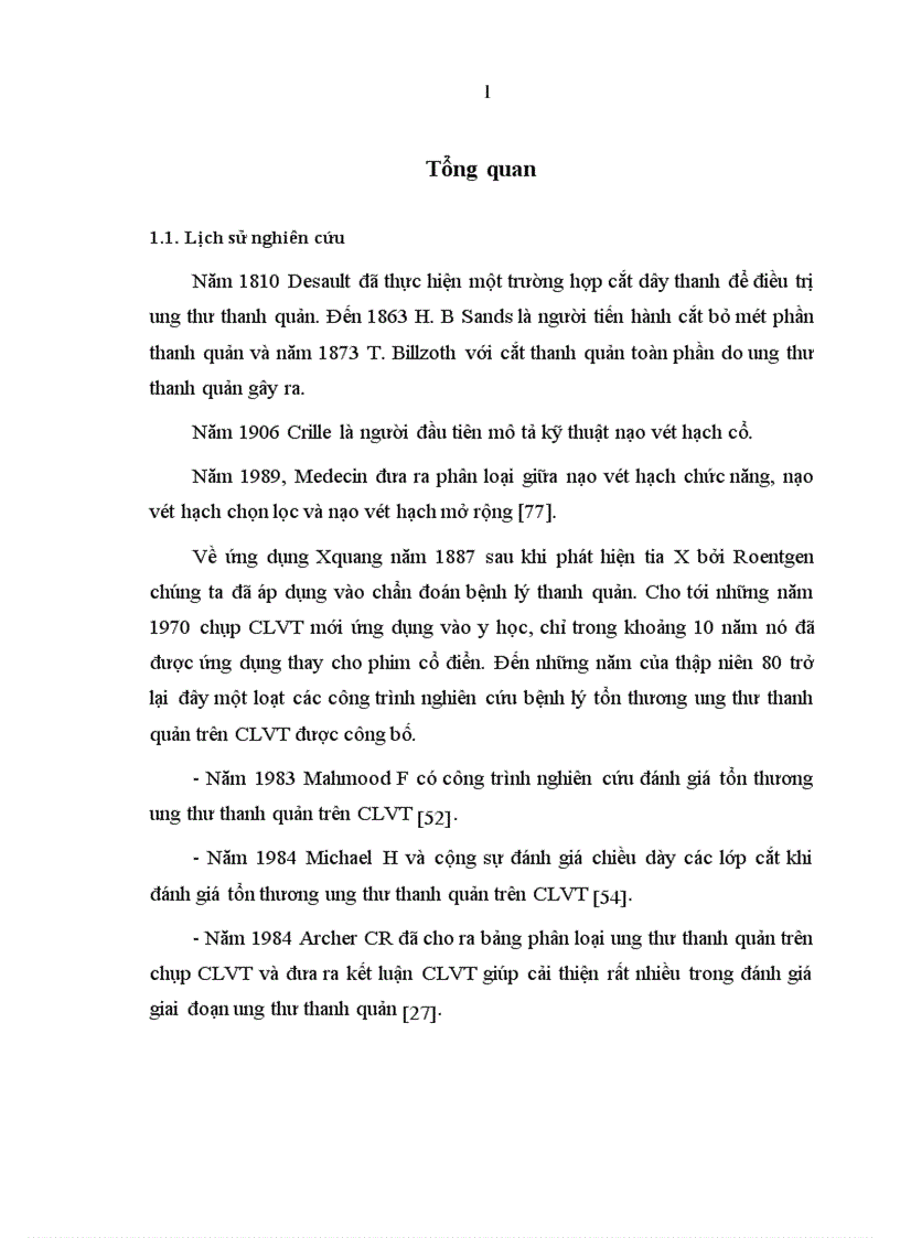 image for page Nghiên cứu đặc điểm lâm sàng và cắt lớp vi tính của ung thư thanh quản giai đoạn T3 T4