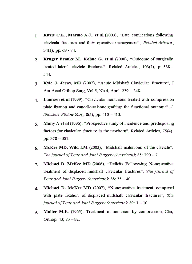 image for page Đánh giá kết quả điều trị khớp giả xương đòn bằng kết xương nẹp vít tại BVTW QĐ 108
