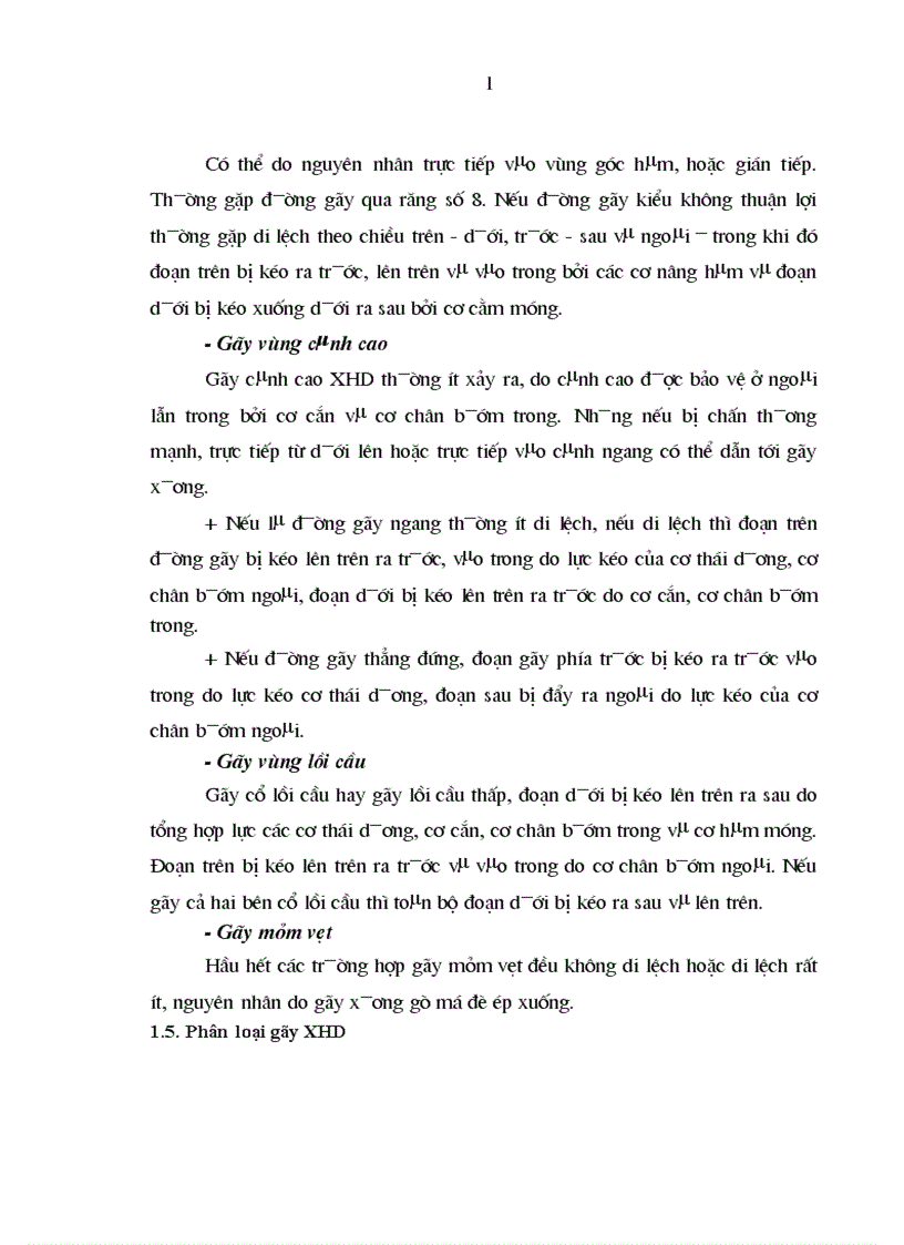 image for page Nhận xét lâm sàng X quang và kết quả điều trị kết hợp gãy xương hàm dưới bằng nẹp vít tự tiêu