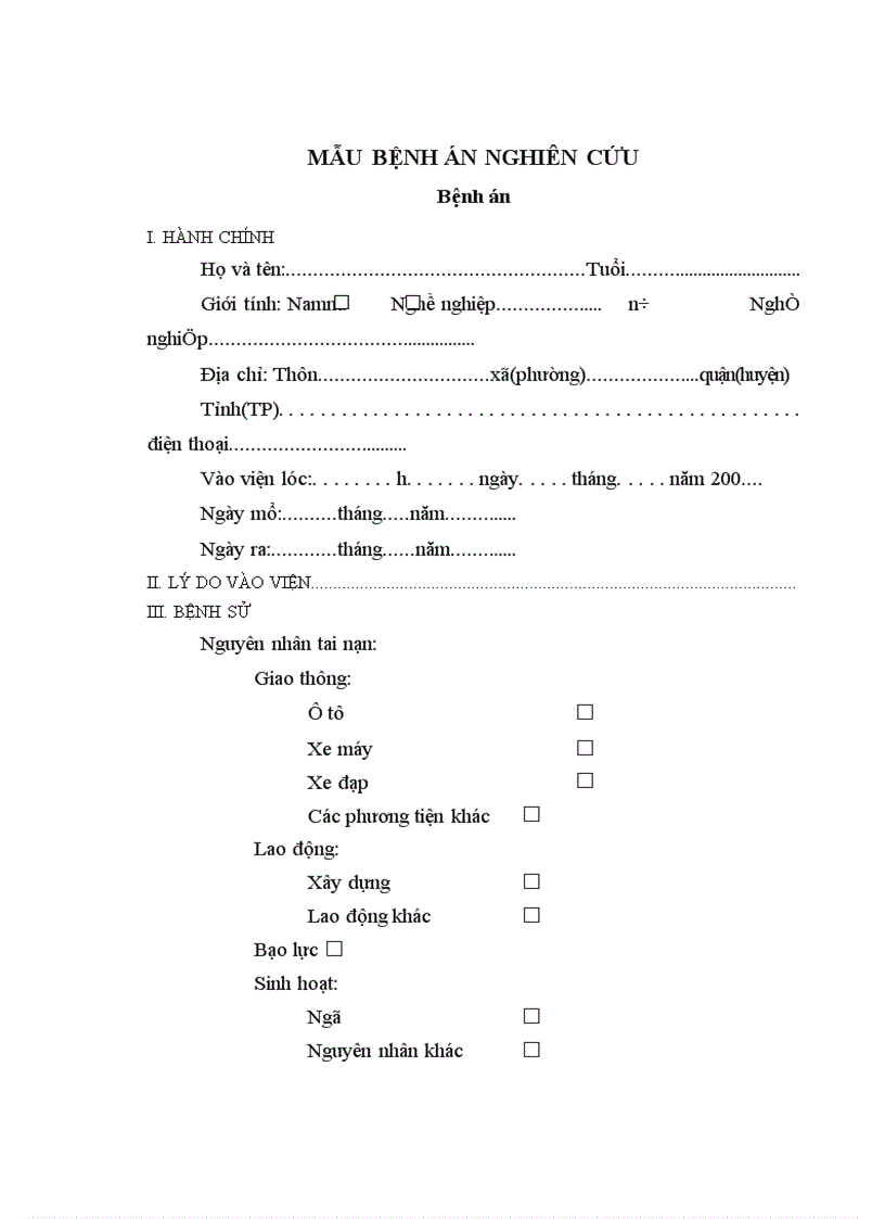 image for page Nhận xét lâm sàng X quang và kết quả điều trị kết hợp gãy xương hàm dưới bằng nẹp vít tự tiêu