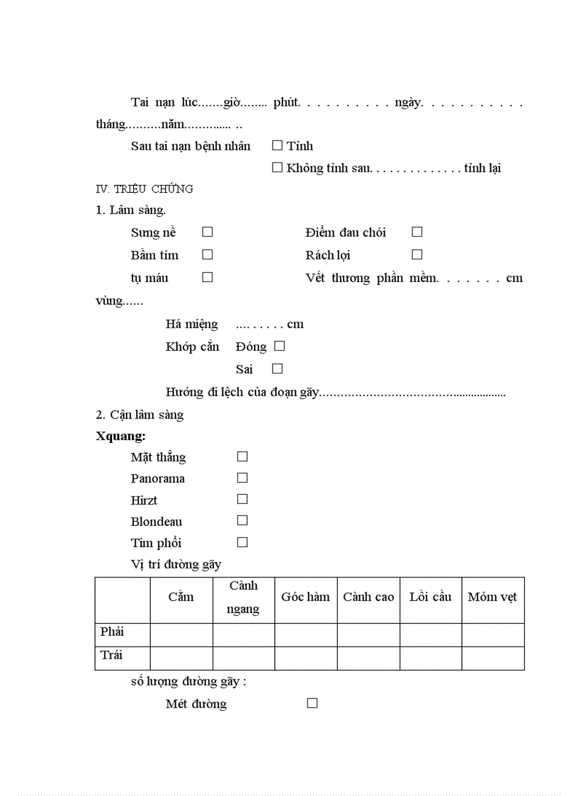 image for page Nhận xét lâm sàng X quang và kết quả điều trị kết hợp gãy xương hàm dưới bằng nẹp vít tự tiêu