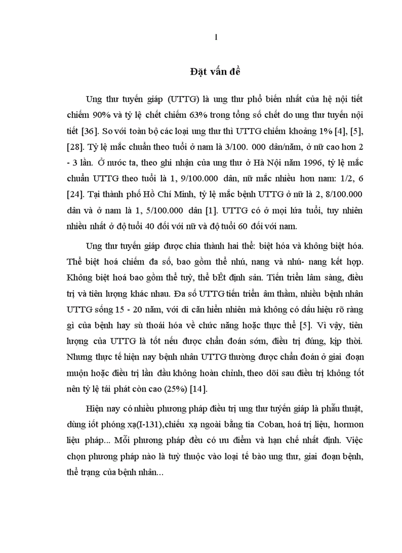 image for page Nghiên cứu kết quả điều trị ung thư tuyến giáp thể biệt hoá bằng phẫu thuật cắt bỏ tuyến giáp kết hợp với các mức liều I 131