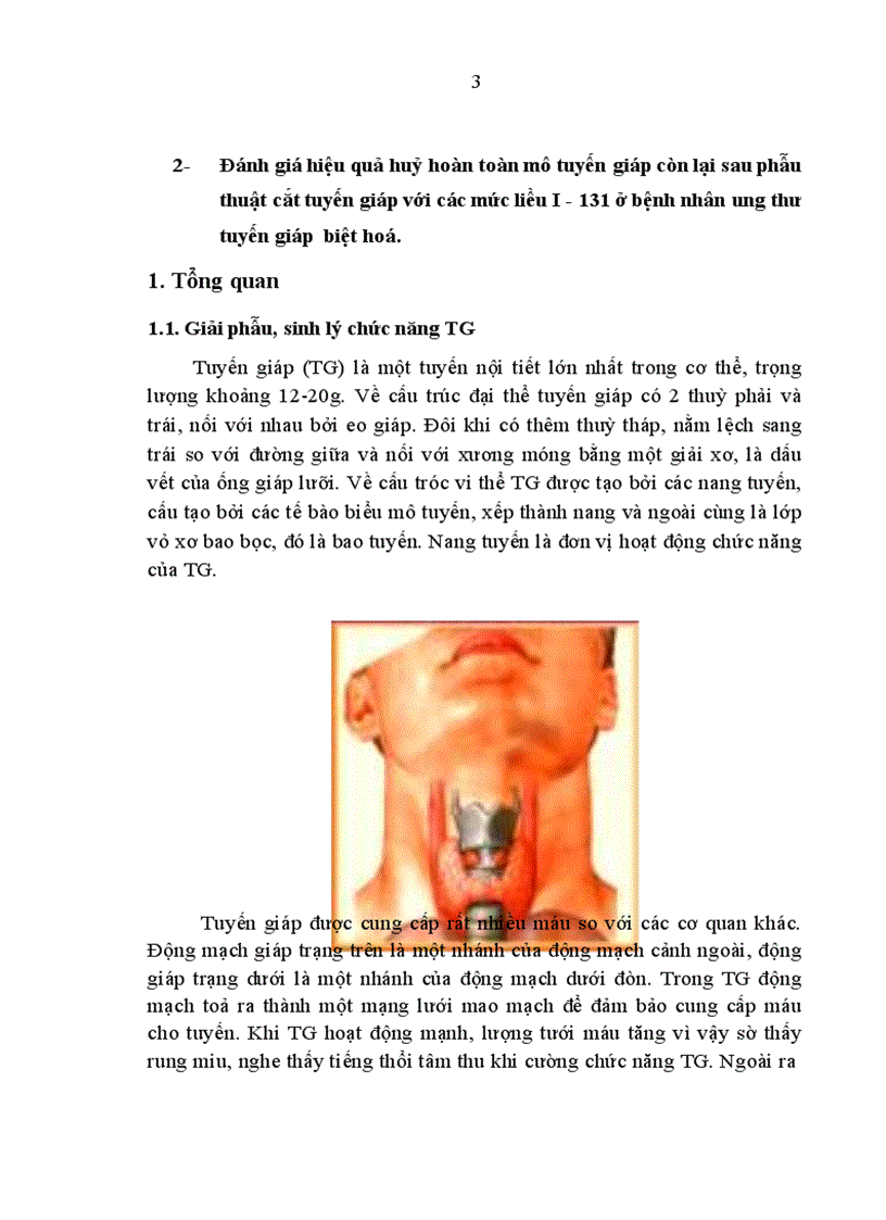 image for page Nghiên cứu kết quả điều trị ung thư tuyến giáp thể biệt hoá bằng phẫu thuật cắt bỏ tuyến giáp kết hợp với các mức liều I 131