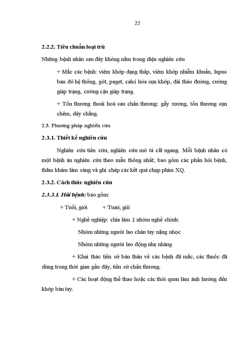 image for page Nghiên cứu đặc điểm lâm sàng và X quang của thoái hoá các khớp bàn tay theo tiêu chuẩn chẩn đoán ACR 1990