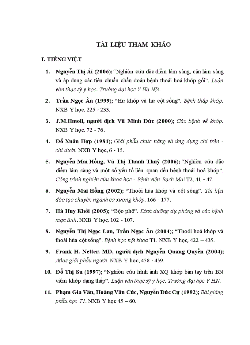 image for page Nghiên cứu đặc điểm lâm sàng và X quang của thoái hoá các khớp bàn tay theo tiêu chuẩn chẩn đoán ACR 1990