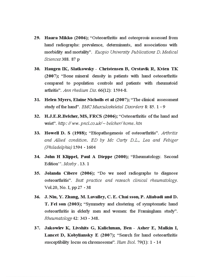 image for page Nghiên cứu đặc điểm lâm sàng và X quang của thoái hoá các khớp bàn tay theo tiêu chuẩn chẩn đoán ACR 1990