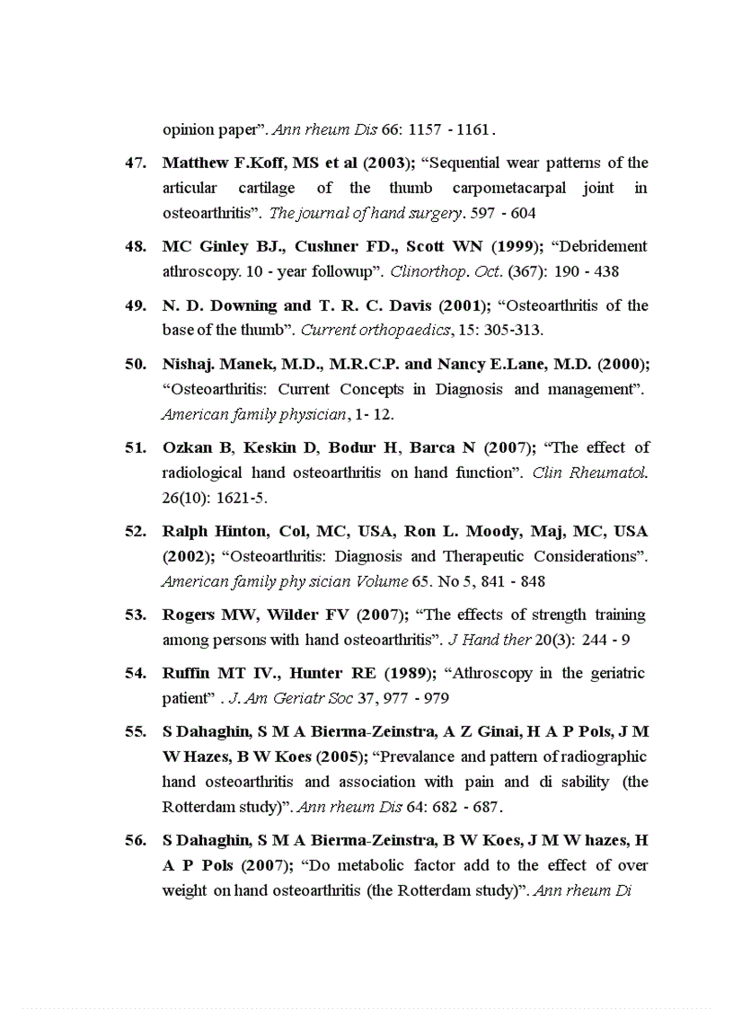 image for page Nghiên cứu đặc điểm lâm sàng và X quang của thoái hoá các khớp bàn tay theo tiêu chuẩn chẩn đoán ACR 1990