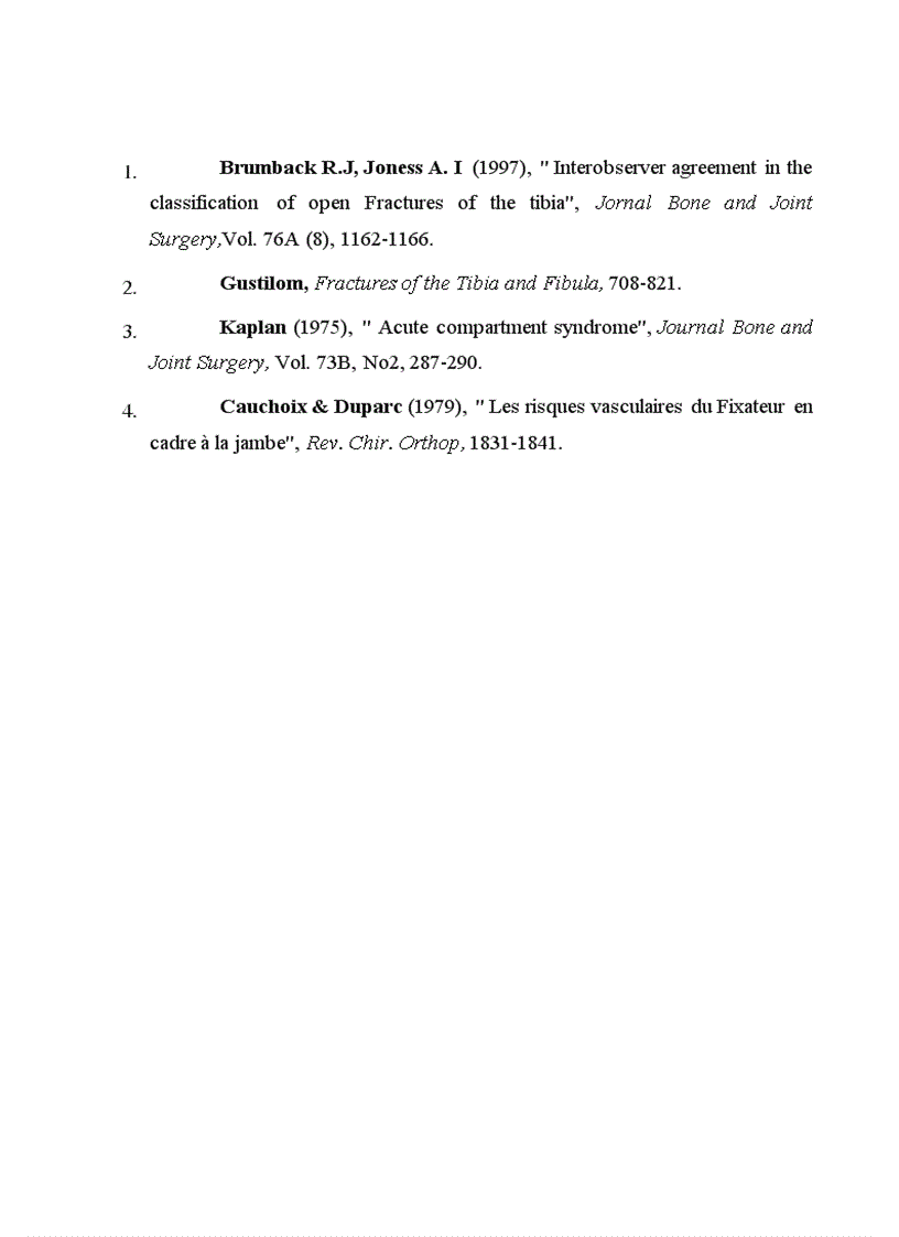 image for page Thực trạng nhiễm khuẩn sau mổ gãy hở hai xương cẳng chân ở người lớn bằng dụng cụ và một số yếu tố liên quan tại Bệnh viện Đa khoa tỉnh Điện biên 2 năm 2003 2004