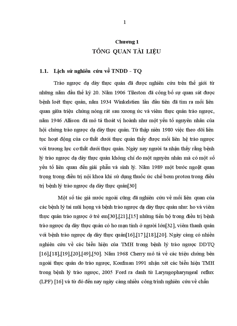 Nghiên cứu các biểu hiện lâm sàng và hình ảnh nội soi TMH trong hội chứng trào ngược DD TQ ở người lớn 1