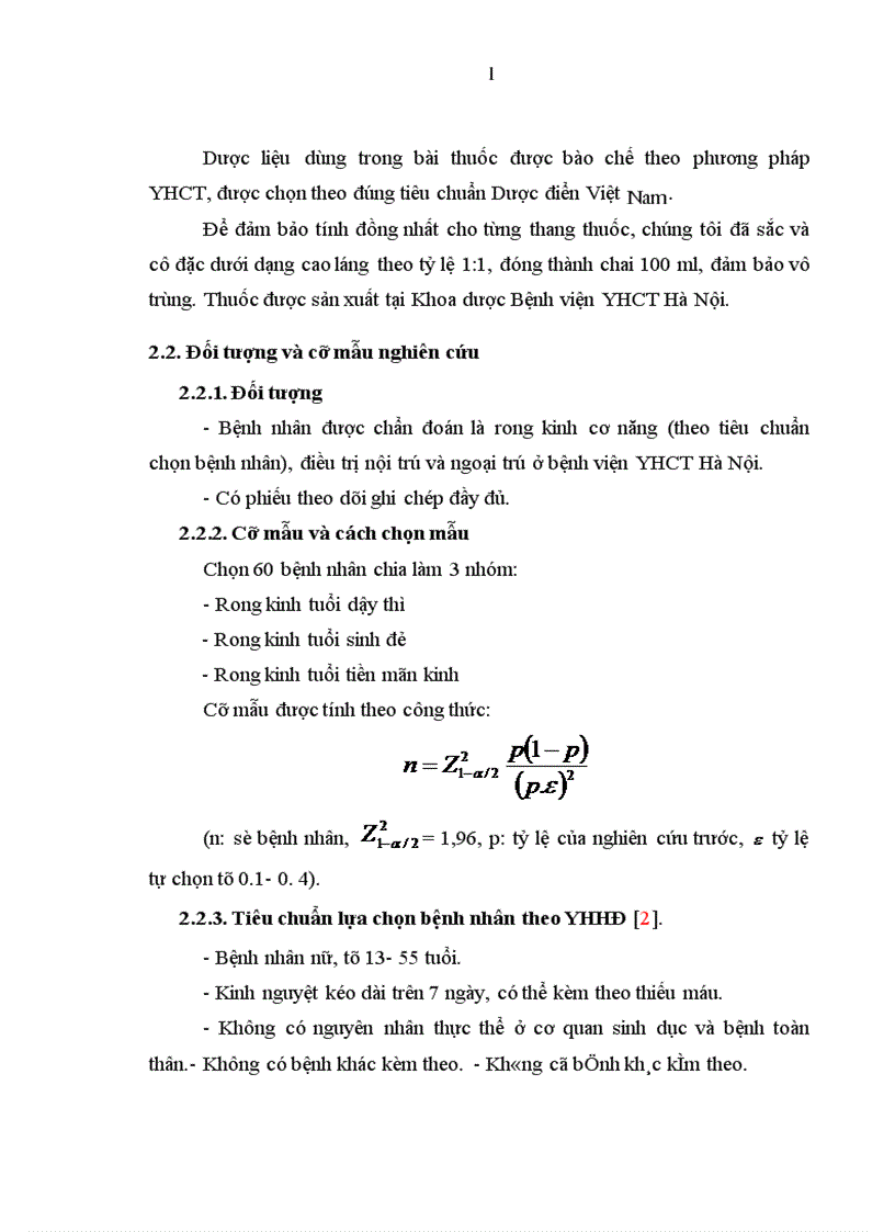 image for page Đánh giá tác dụng của cao lỏng CM trong điều trị rong kinh cơ năng