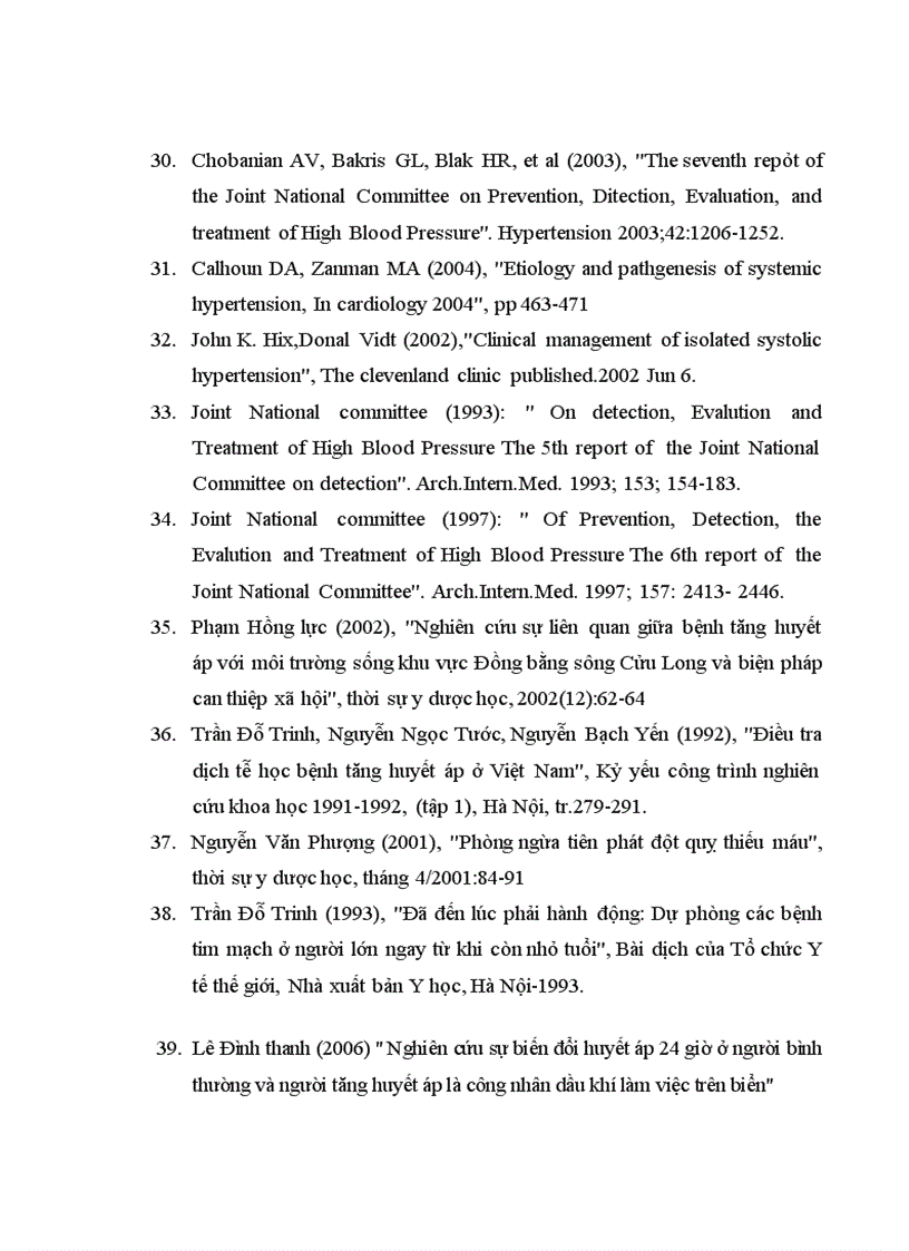 image for page Khảo sát sự biến đổi huyết áp 24 giờ ở người cao tuổi bình thường và tăng huyết áp điều trị tại bệnh viện lão khoa trung ương